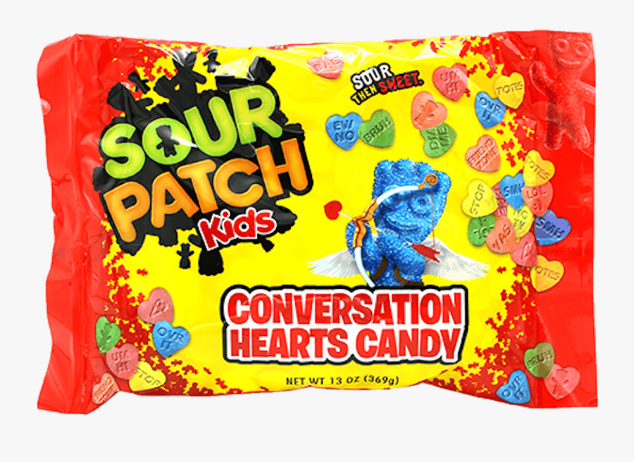 The Candy Lab - Sour Patch Conversation Hearts, Transparent Clipart