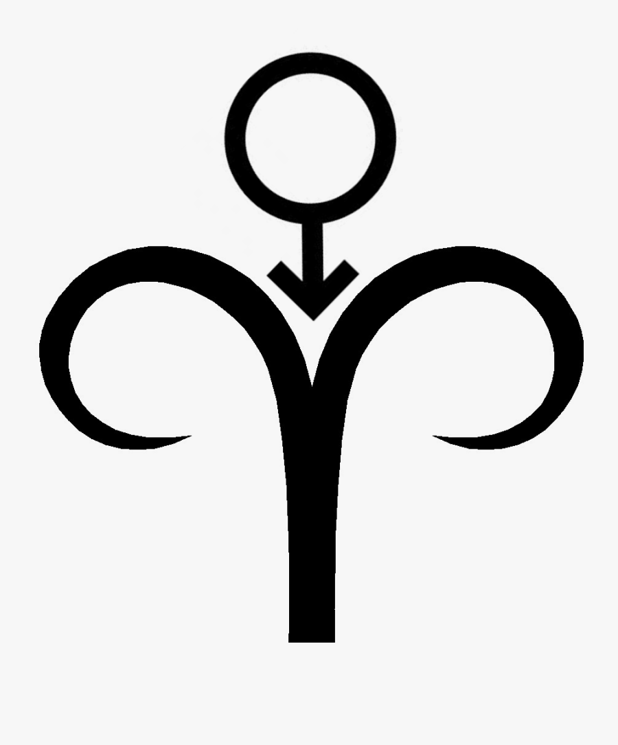 Transparent Aries Symbol Png, Transparent Clipart