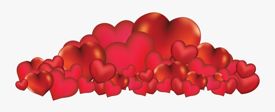 Bunch Of Heart Png Clipart - Bunch Of Hearts Png, Transparent Clipart