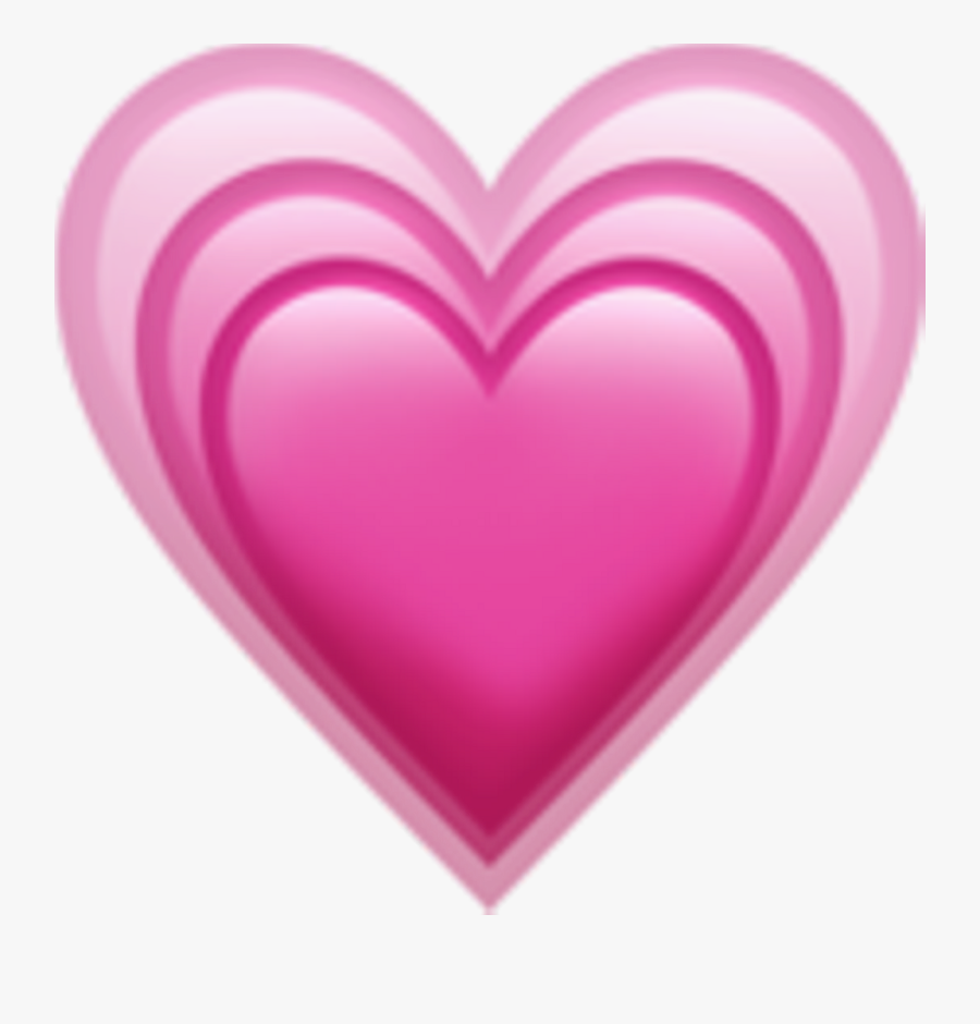 Heart,pink,clip Day,magenta,graphics - Iphone Heart Emoji Png, Transparent Clipart
