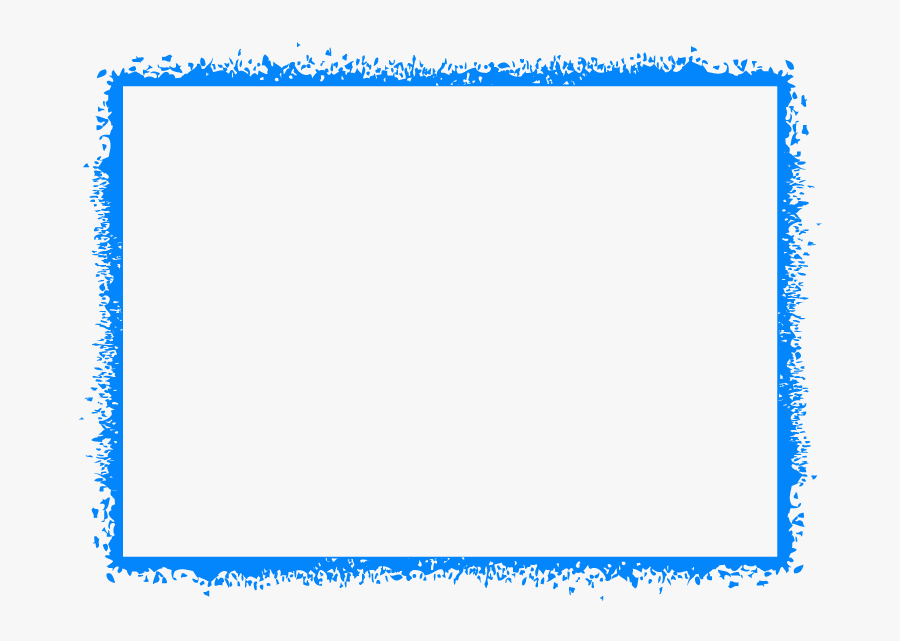 Basketball Border For Microsoft Word - Line Border Transparent Background Blue, Transparent Clipart