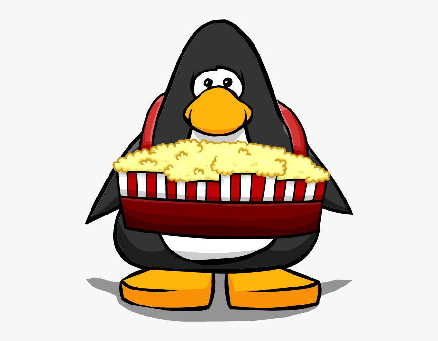 Popcorn Tray 11 - Club Penguin Black Belt, Transparent Clipart