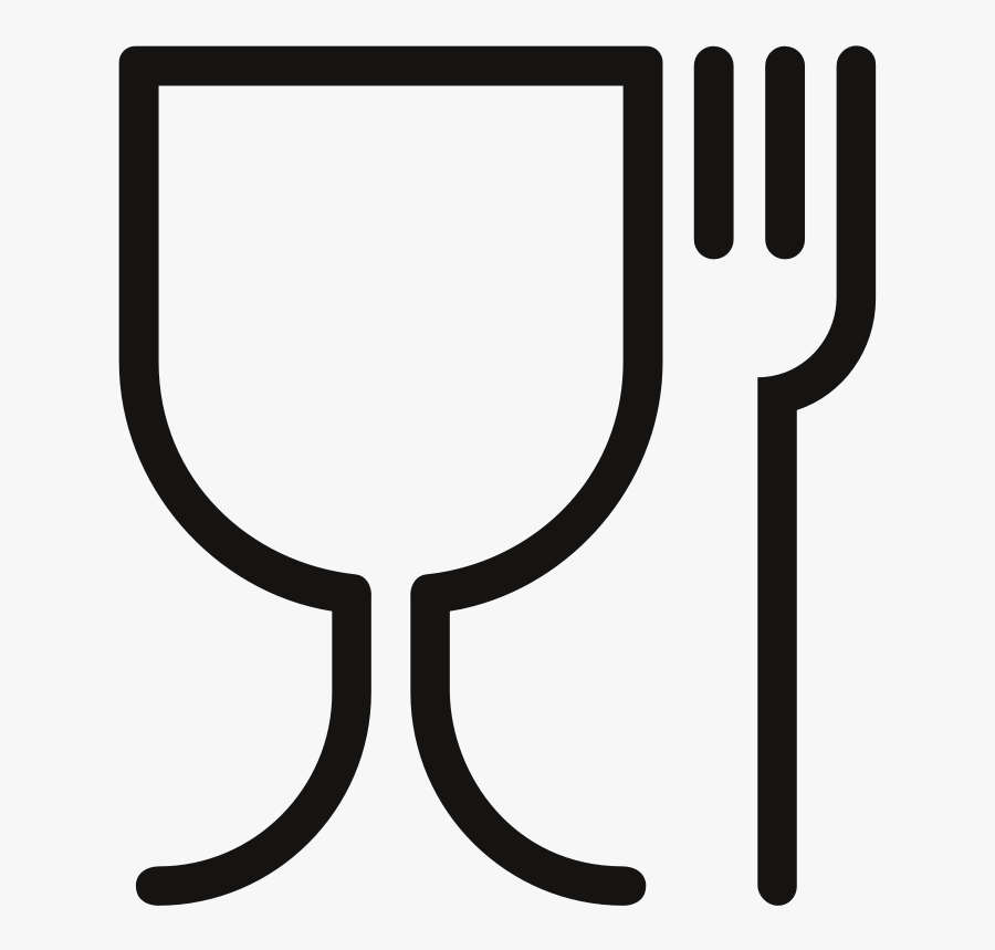 Glass And Fork - Glass And Fork Icon, Transparent Clipart