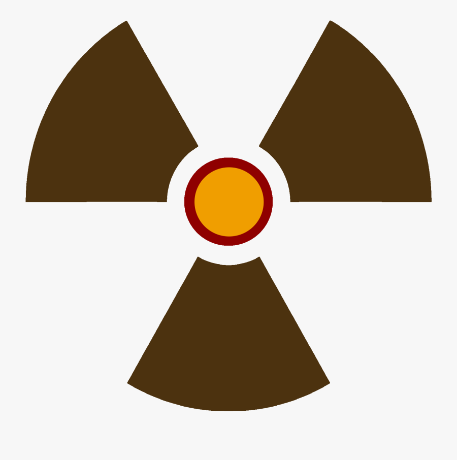 Toxic Icon Clipart , Png Download - Radioactive Sign Black And White, Transparent Clipart