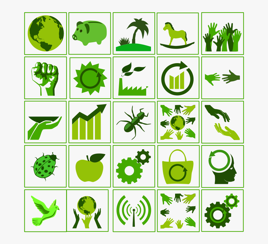 Clip Free Stock Computer Icons Environmentally Ecology - Green Transparent Icon Set, Transparent Clipart
