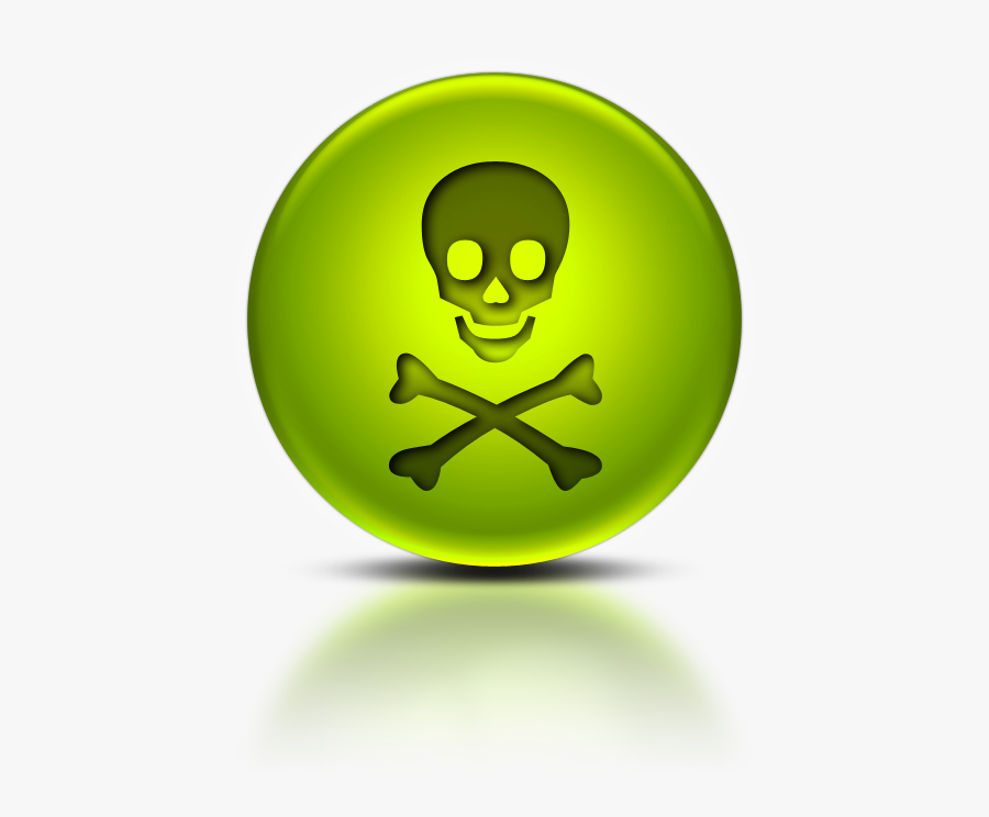 Toxic Chemical Symbol Clipart - Skull And Crossbones, Transparent Clipart