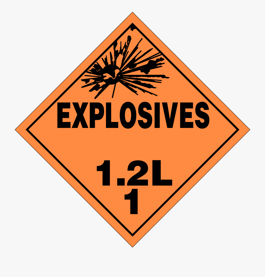 Explosives Sign Vector, Transparent Clipart