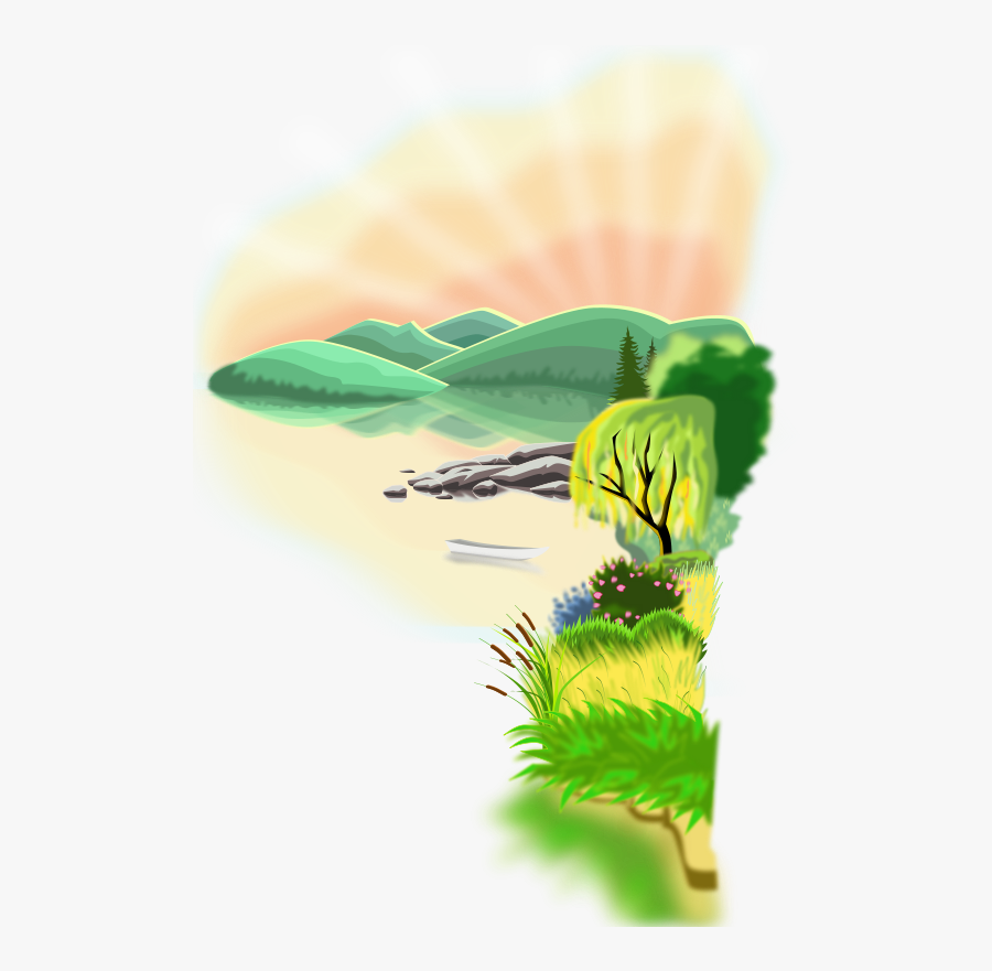 Lake - Клипарт Рассвет, Transparent Clipart