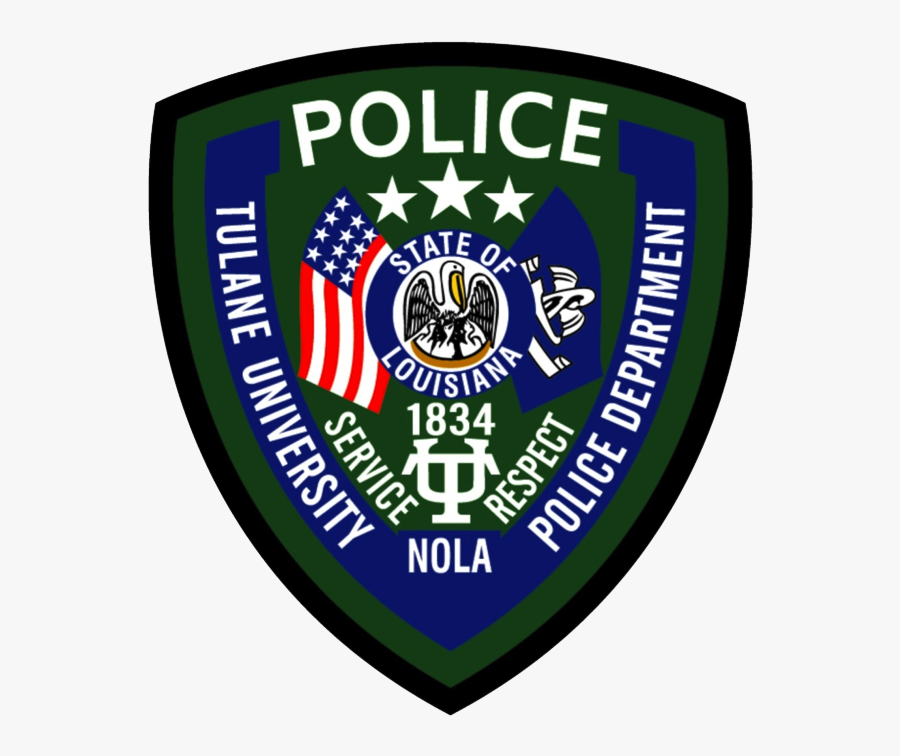 Tulane University - Police Department - Emblem, Transparent Clipart