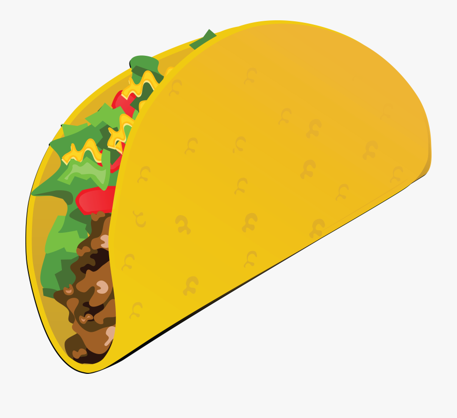 Free Clipart Of A Taco - Transparent Background Taco Png, Transparent Clipart
