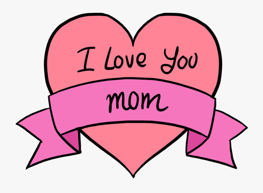 How To Draw Mother’s Day Heart - Mothers Day Heart Drawing, Transparent Clipart