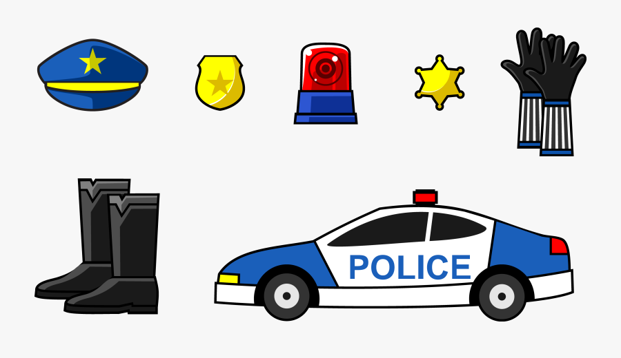 Officer Car Badge Supplies - Police Supplies, Transparent Clipart