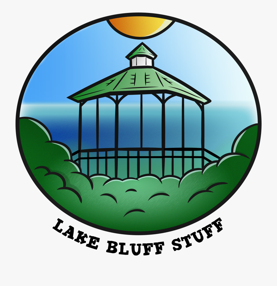 Lake Bluff Stuff - Gazebo, Transparent Clipart