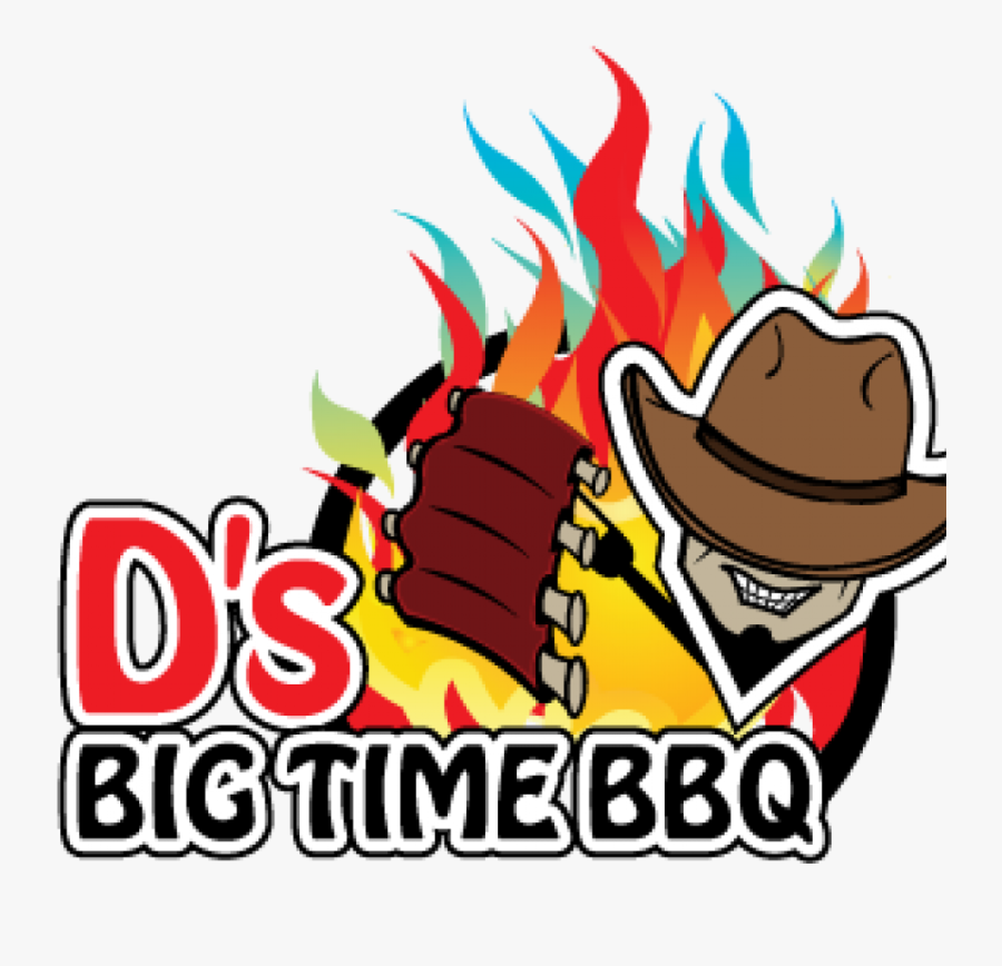 D"s Big Time Bbq Food Truck - Cartoon, Transparent Clipart
