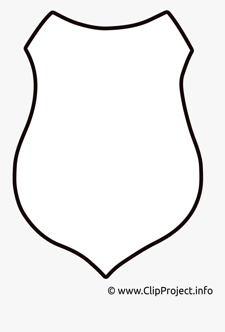Bouclier Dessin Logo À Télécharger - Badge Icon White Png, Transparent Clipart