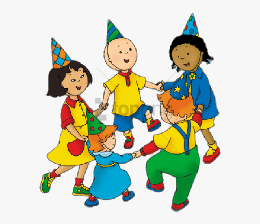 Party Clipart Png Transparent Background - Caillou Having A Party, Transparent Clipart