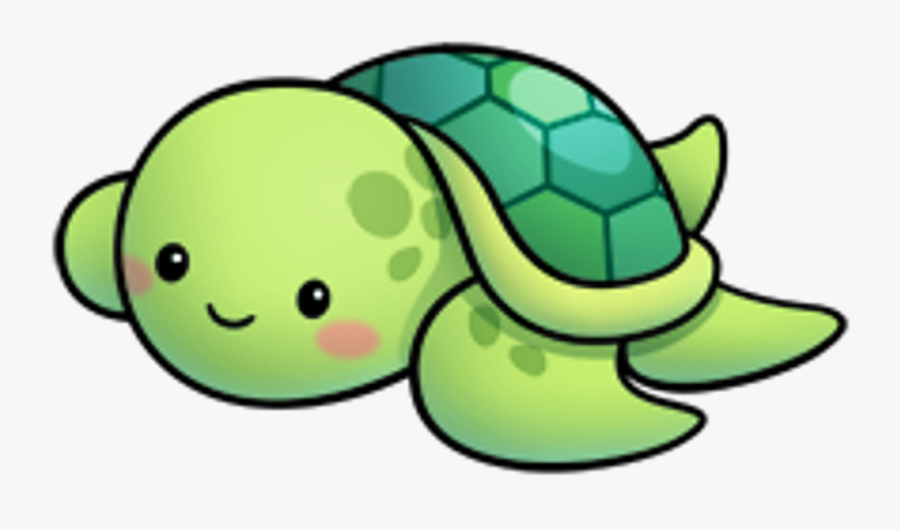Kawaii Sticker By Gracie - Cute Sea Turtle Cartoon, Transparent Clipart