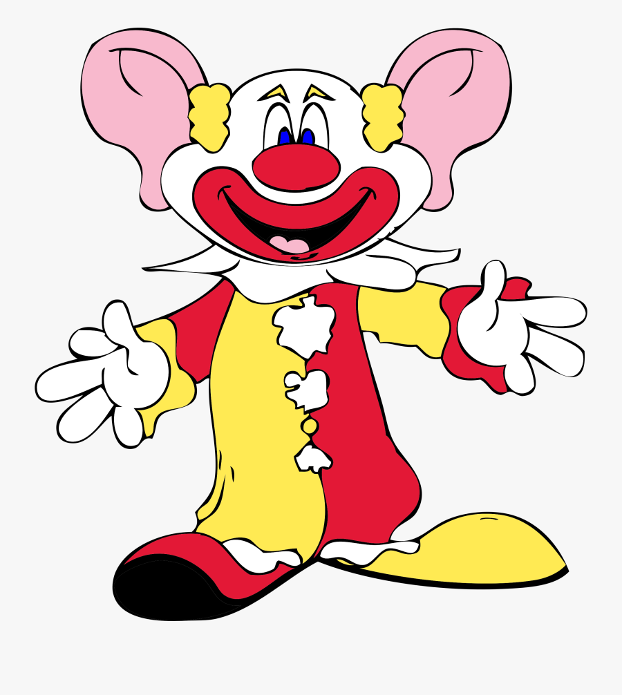 Clown With Big Ears, Transparent Clipart
