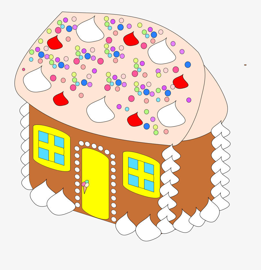 Cookie Clipart House - Sweet House Clipart, Transparent Clipart