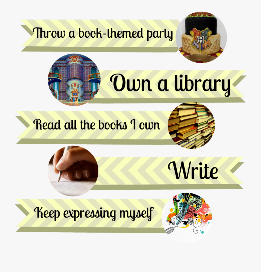 Throw A Book-themed Party, Transparent Clipart