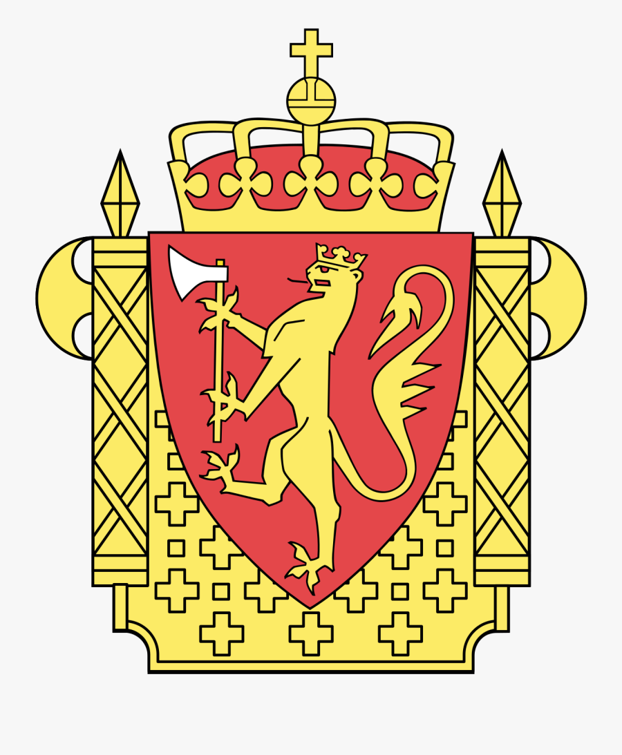 Norwegian Service Wikipedia - Norway Coat Of Arms, Transparent Clipart