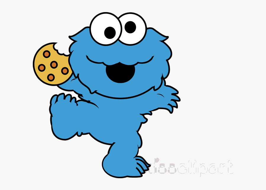 Cookie Monster Clipart Biscuits Clip Art Transparent - Baby Cookie Monster Png, Transparent Clipart