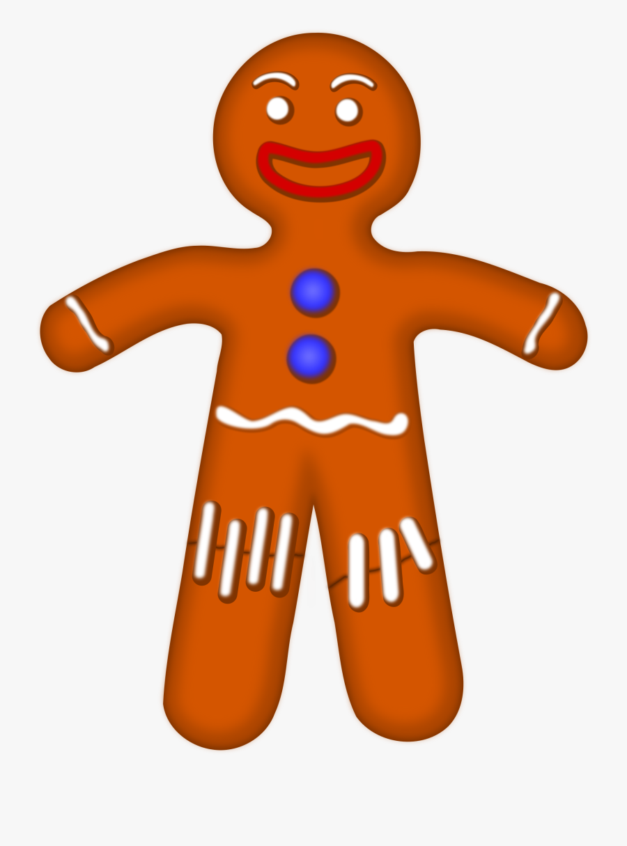 Gingerbread Clipart At Getdrawings - Gingerbread Man Cartoon Png, Transparent Clipart