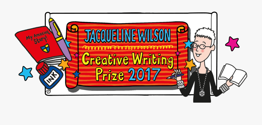 Competition Clipart Creative Writer - Jacqueline Wilson Writing, Transparent Clipart