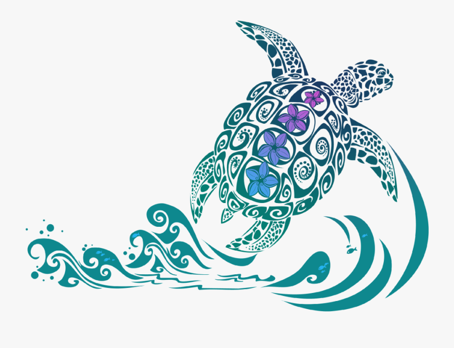 Sea Turtle Clip Art Vector Graphics Illustration - Sea Turtle Clipart, Transparent Clipart