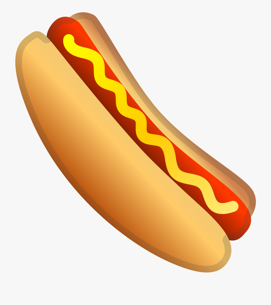 Hot Dog Icon - Transparent Background Hot Dog Clip Art, Transparent Clipart