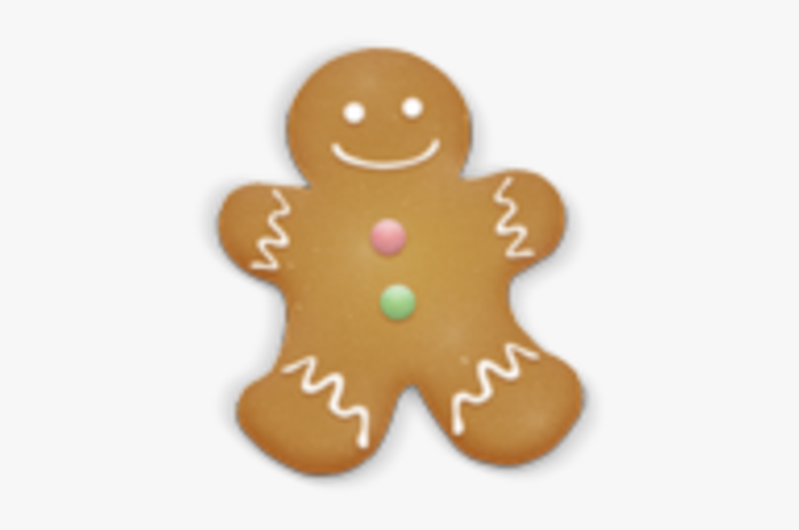 Christmas Cookie Clipart Free - Cookie Man Png, Transparent Clipart