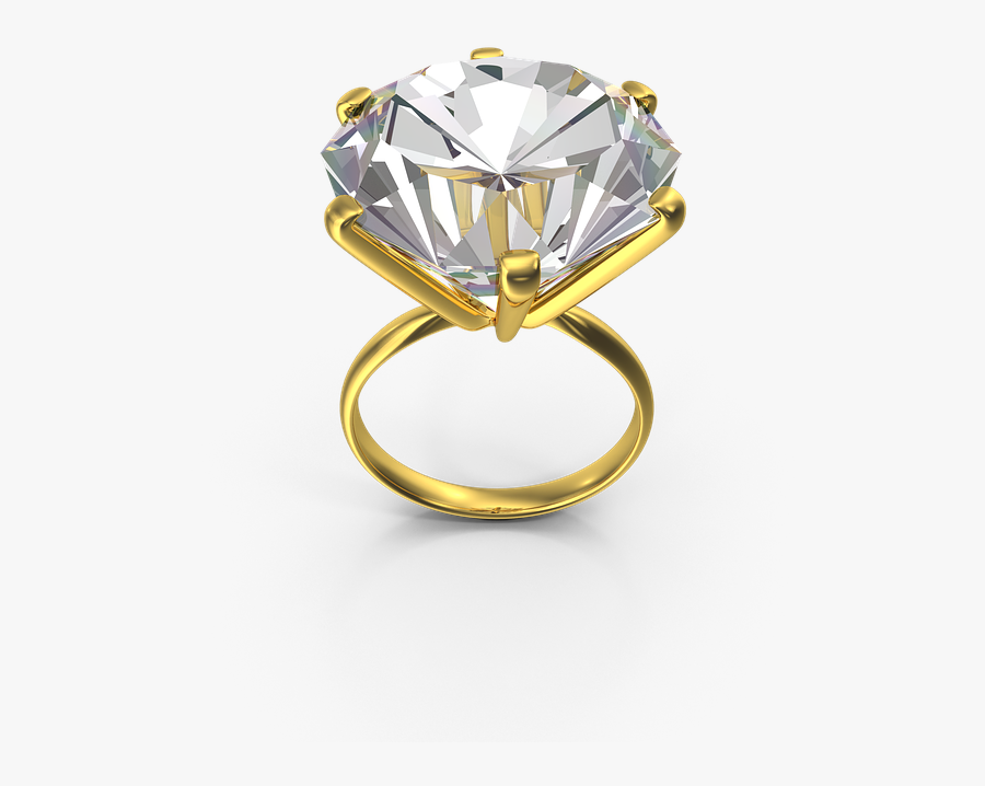 Rings Clipart Love Wedding - Engagement Ring, Transparent Clipart