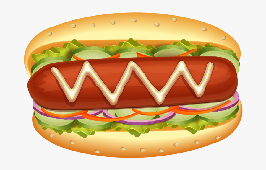 Transparent Lettuce Clipart - Fast Food Fond Transparent, Transparent Clipart