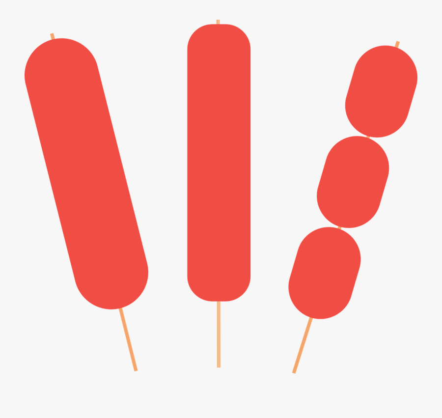 Hot Dog Clipart Hotdog Stick - Hotdogs On Stick Clipart, Transparent Clipart