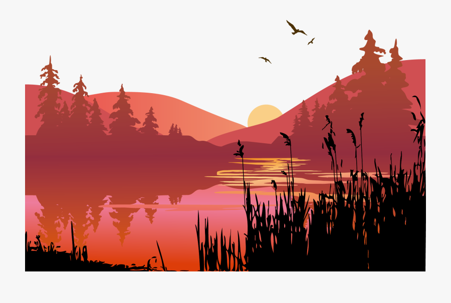 Clip Art Vector Transprent - Dusk Clipart, Transparent Clipart