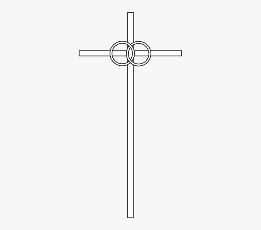 Cross With Wedding Rings Png Cross , Free Transparent Clipart ClipartKey