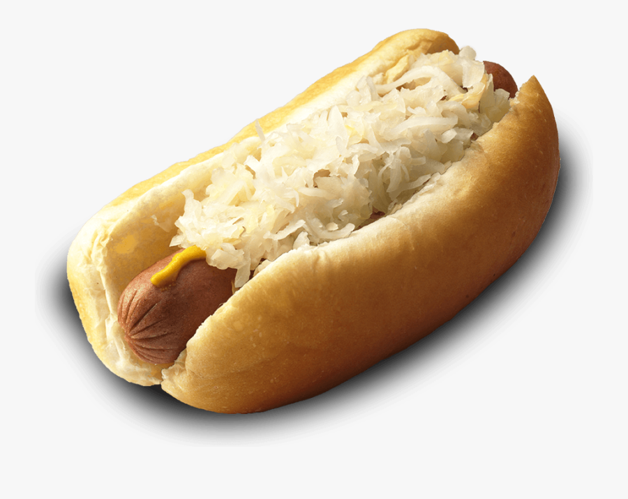 Jci Grill - Sauerkraut Mustard Hot Dog, Transparent Clipart