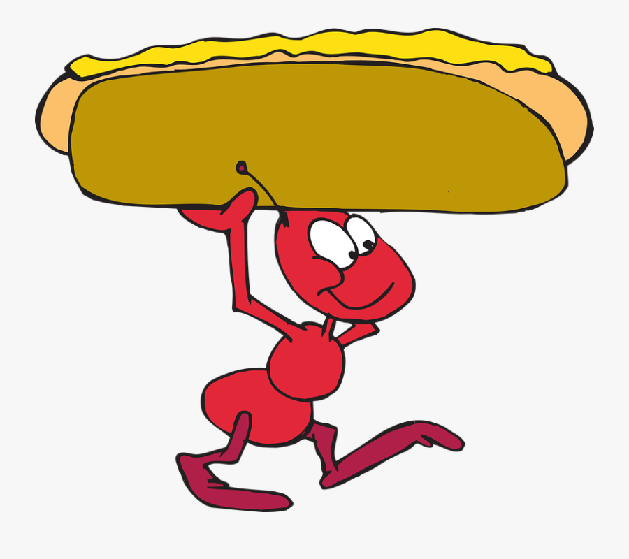 Ant Carry Food Clipart, Transparent Clipart