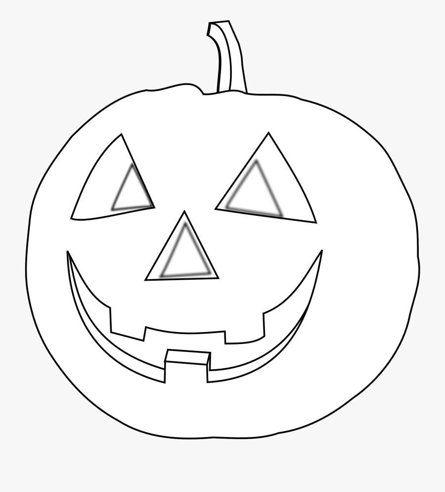 Flower Black And White Pumpkin Clipart - Halloween White Pumpkins Vector, Transparent Clipart