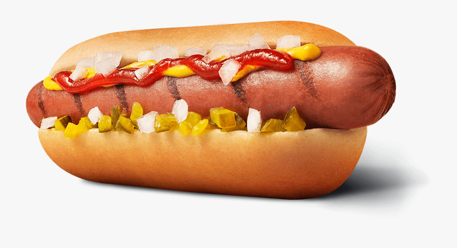 Hot Dog, Hot Dogs Bun Size Hot Dogs And Franks Ball - Longest Line Of Hot Dogs, Transparent Clipart