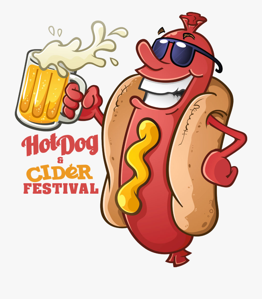 Hotdog Clipart American Food - Cachorro Quente Desenho Animado, Transparent Clipart