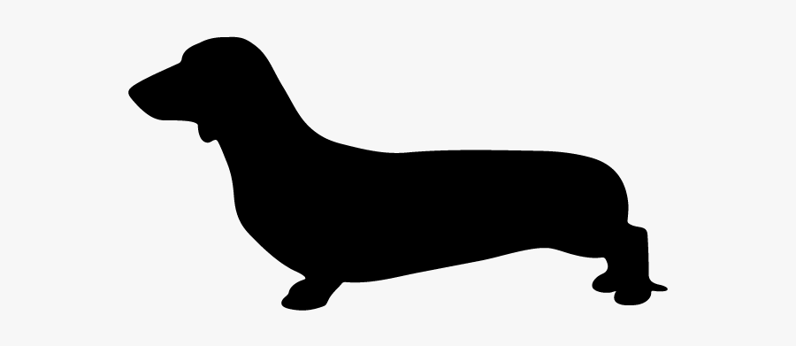 Dachshund Clipart Hot Dog - Wiener Dog Silhouette Png, Transparent Clipart