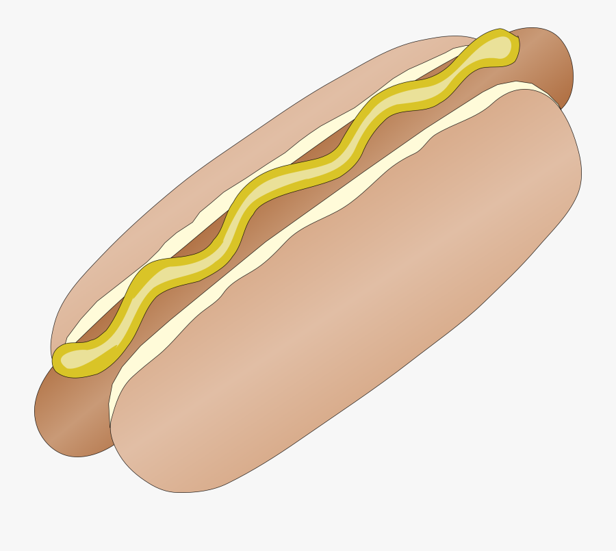 Hot Dog Clipart At Getdrawings - Hotdog Sandwich Clip Art B&w, Transparent Clipart