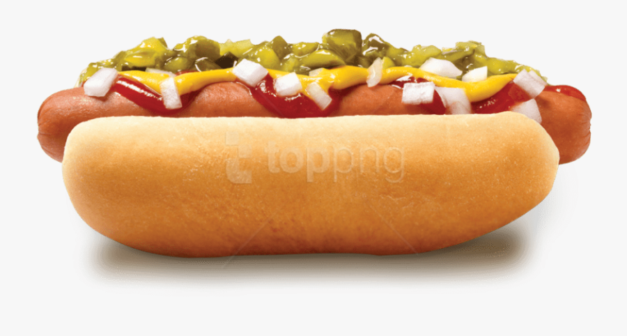 Clip Art Hotdog Pics - Hot Dog, Transparent Clipart