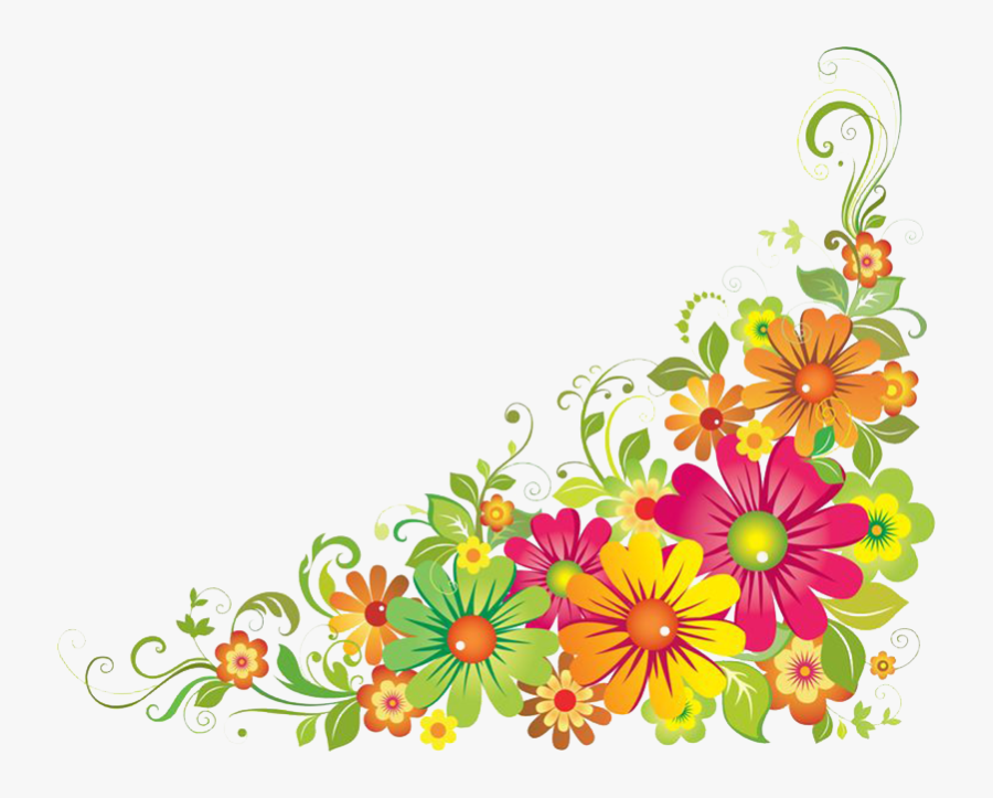 Flower Borders And Frames Clipart - Clipart Flower Border, Transparent Clipart