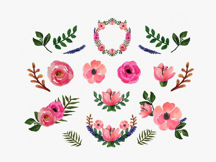 Floral Watercolor Clipart Free, Transparent Clipart