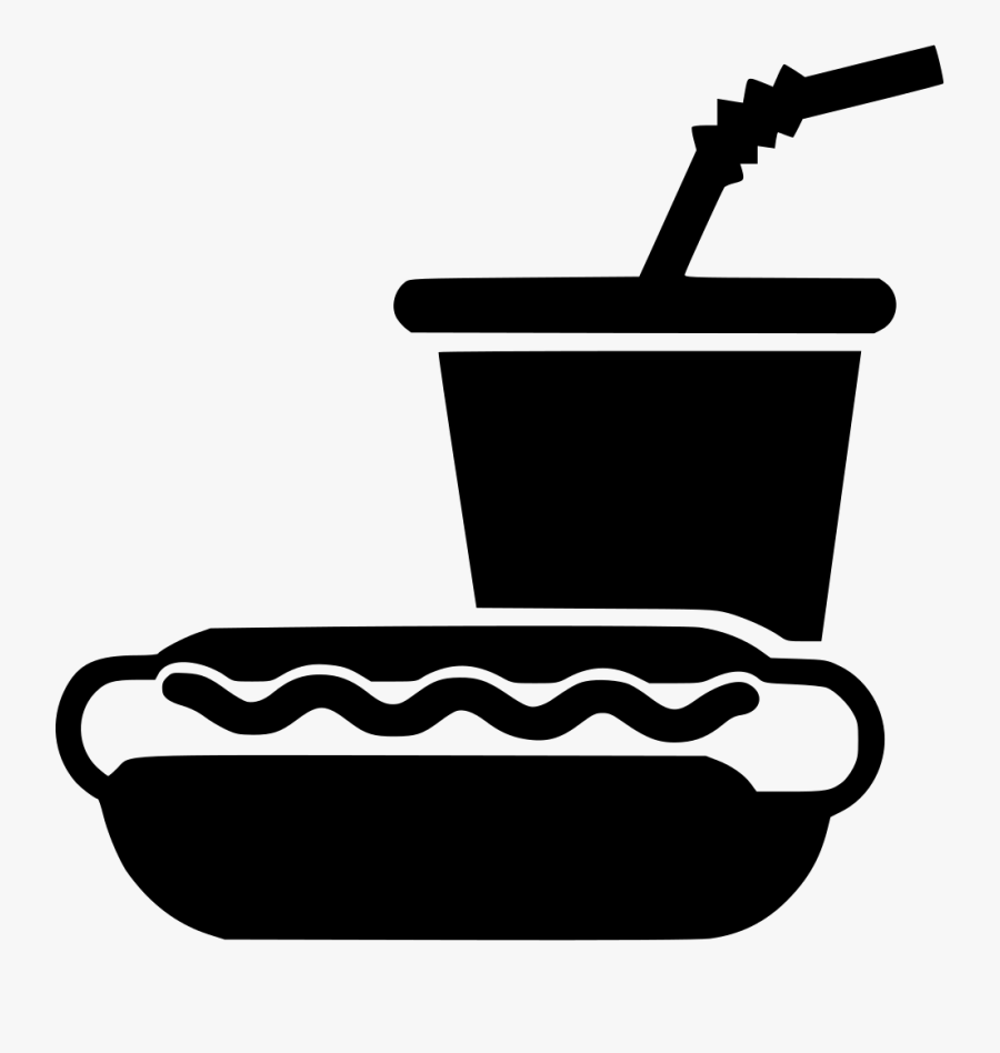 Hotdog Clipart Soda - Icon Hot Dog Png, Transparent Clipart