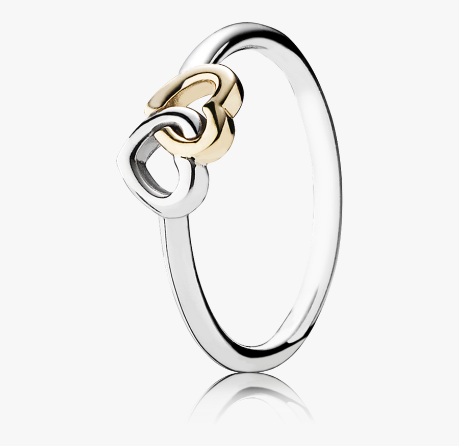 Wedding Rings - Pandora 2 Heart Ring, Transparent Clipart