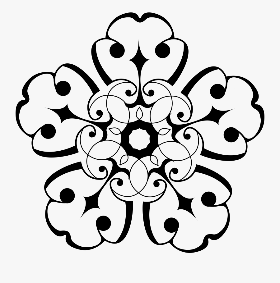 Thumb Image - Clip Art Free Flowers Black And White, Transparent Clipart