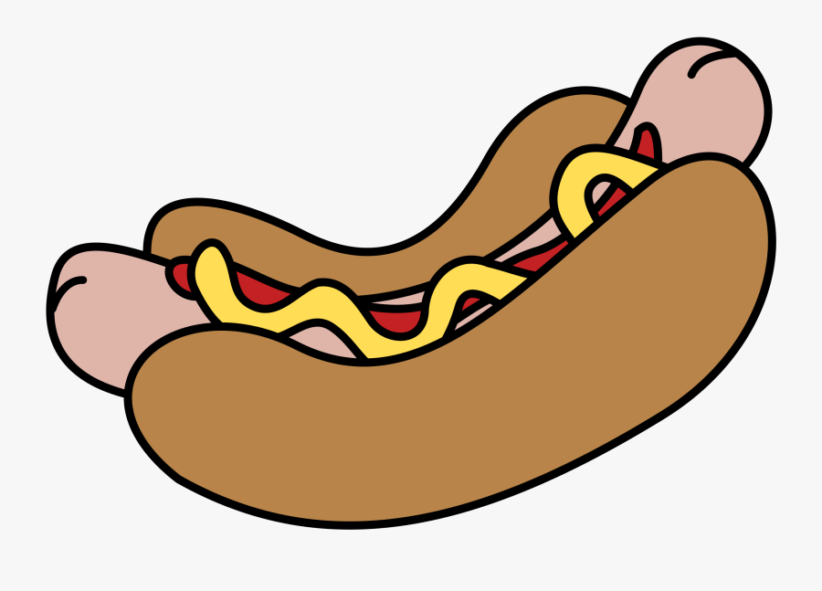 Hot Dog , Png Download - Hotdog Black And White Clipart, Transparent Clipart